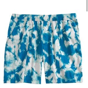 The North Face Class V Pull-On 7” Shorts Banff Blue Retro Dye Print. Men’s Small